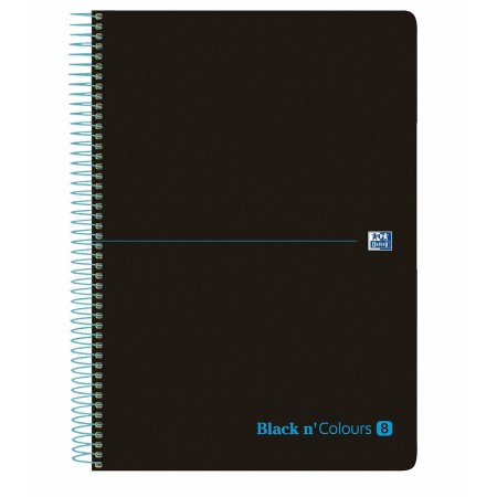 Cahier Oxford European Book Black & Colours Noir A4 5 Unités