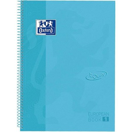 Cahier Oxford European Book A4 Bleu pastel 5 Unités