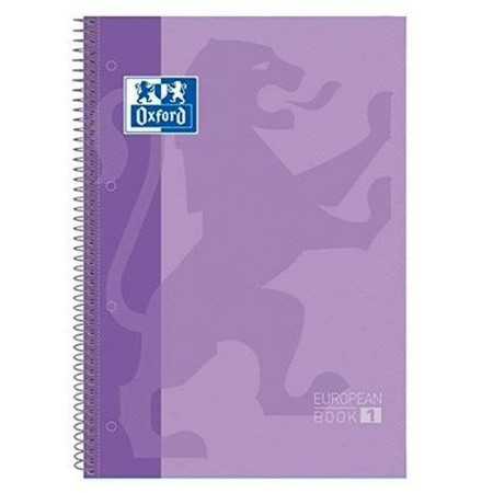 Cuaderno Oxford European Book A4 Malva 5 Unidades