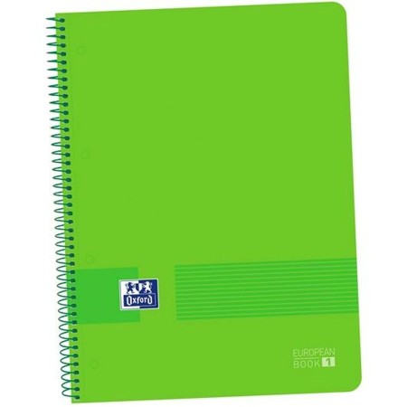 Cahier Oxford Live&Go Vert A4 5 Unités