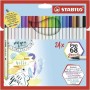 Ensemble de Marqueurs Stabilo Pen 68 brush Coffret