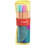 Set de Rotuladores Stabilo Point 88 Yellow Rollerset Estuche enrollable