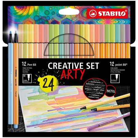 Ensemble de Marqueurs Stabilo Point 88 & Pen 68 Creative Arty