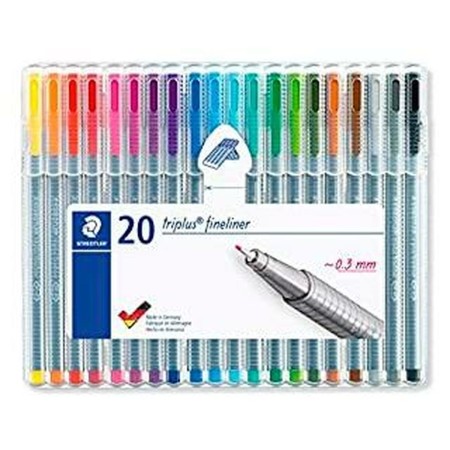 Ensemble de Marqueurs Staedtler 20 Triplus Fineliner 334