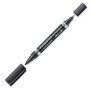 Rotulador permanente Staedtler Lumocolor Duo Negro 10 Unidades