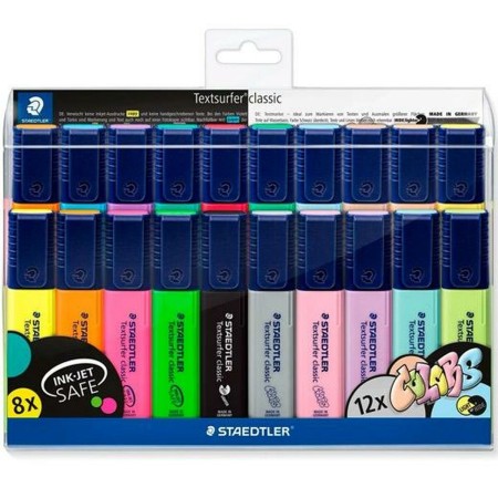 Set de Marcadores Fluorescentes Staedtler Textsurfer Classic Multicolor 20 Piezas