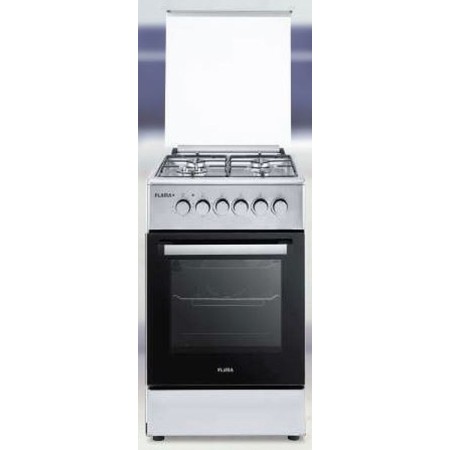 Cuisinière à Gaz Flama 8253FL 7400W Acier inoxydable (50 cm)