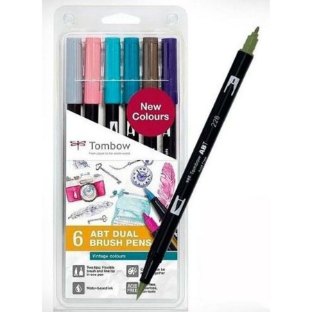 Feutres Tombow ABT DUAL 6 Unités