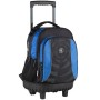 Mochila Escolar con Ruedas LaLiga Navy Compact Negro Azul (36 x 46 x 20 cm)