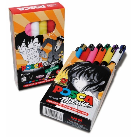 Set de Marcadores Uni-Ball Posca Mania PC-1MR 0,7 mm 12 Unidades