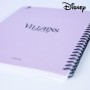 Libreta de Anillas Villains Disney