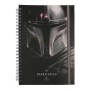 Libreta de Anillas The Mandalorian Negro A5