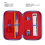 Plumier Triple The Avengers 43 Piezas Azul (12 x 19,5 x 6,5 cm)