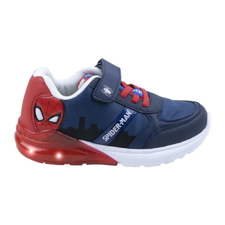 Zapatillas Deportivas con LED Spiderman Azul oscuro