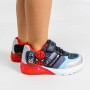 Zapatillas Deportivas con LED The Avengers Rojo Azul Negro