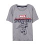 Camiseta de Manga Corta Spiderman Infantil Gris