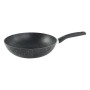 Sartén Wok Secret de Gourmet Nature Negro Acero forjado (Ø 28 cm)