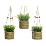 Planta Decorativa Everlands 8 x 12 cm Colgante Cuerda PVC