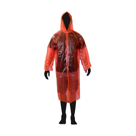 Poncho Impermeable con Capucha Bensontools Transparente (Talla única)