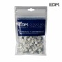 Agrafes EDM Nº 03 2 x 1 mm Blanc Câbles 50 Unités