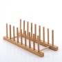 Soporte para Platos Natural Bambú (34 x 12,5 x 12 cm)