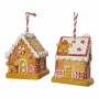 Décorations de Noël Sapin de Noël Polyrésine Gingembre Petit maison (6,5 x 5 x 7 cm)