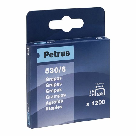 Agrafes Petrus 77513 530/6 mm 1200 Unités