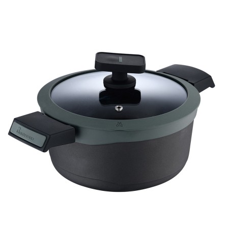 Casserole avec Couvercle Masterpro Reeco BGMP8106 Noir Aluminium Silicone (Ø 20 x 10 cm) (1,3 L)