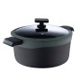 Casserole avec Couvercle Masterpro Reeco BGMP8107 Noir Aluminium Silicone (Ø 24 x 12 cm) (5 L)