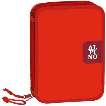 Plumier Doble Alpino 33 Piezas Rojo