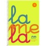 Cahier Lamela 3 mm Fluor 80 Volets Spirale quarto (5 Unités)