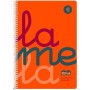 Cuaderno Lamela 3 mm Flúor 80 Hojas Espiral Cuarto (5 Unidades)