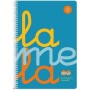 Cuaderno Lamela 3 mm Flúor 80 Hojas Espiral Cuarto (5 Unidades)