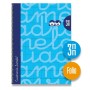 Cuaderno Lamela Azul 3 mm 80 Hojas Din A4 Espiral (5 Unidades)