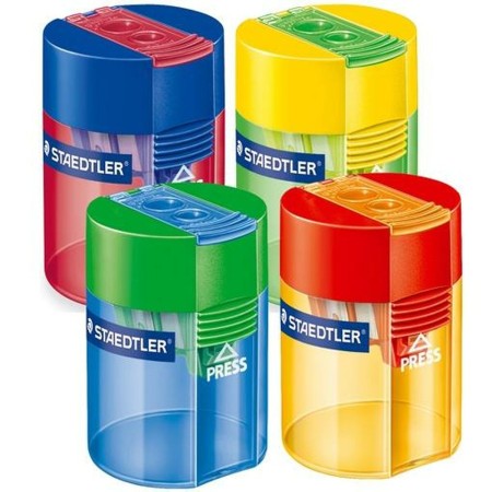 Taille-crayon Staedtler 512 Avec réservoir Double Plastique (10 Unités)