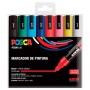 Set de Rotuladores Uni-Ball Posca Basic PC-5M 8 Unidades