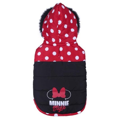 Abrigo para Perro Minnie Mouse Rojo XS Negro