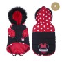 Abrigo para Perro Minnie Mouse Rojo Negro S