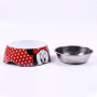 Comedero para Perro Minnie Mouse Melamina 410 ml Metal Multicolor