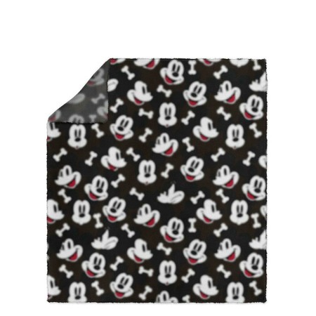 Couverture pour animaux de compagnie Mickey Mouse Noir (100 x 0,5 x 70 cm)