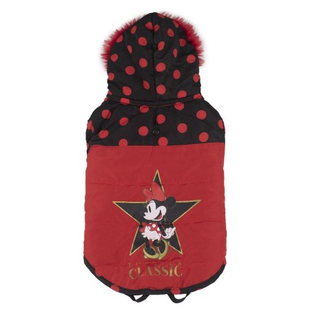 Manteau pour Chien Minnie Mouse Noir XS Rouge