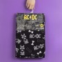 Manta para Mascotas ACDC Negro (100 x 0,5 x 150 cm)