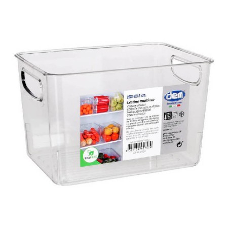 Panier Multi-usages Dem Transparent (20 x 14 x 12 cm)