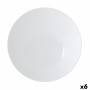 Assiette creuse Ariane Coupe Céramique Blanc (25 cm) (Pack 6x)