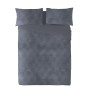 Housse de Couette Naturals ELBA Gris foncé Lit 1 persone (150 x 220 cm)