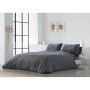 Housse de Couette Naturals ELBA Gris foncé Lit king size (260 x 240 cm)