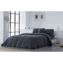 Housse de Couette Naturals ELBA Gris foncé Lit king size (260 x 240 cm)