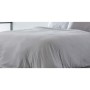 Funda Nórdica Naturals ELBA Gris claro Cama de 90 (150 x 220 cm)