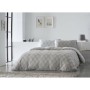 Funda Nórdica Naturals ELBA Gris claro Cama de 105 (180 x 220 cm)