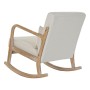 Fauteuil DKD Home Decor Beige Lin Bois d'hévéa (66 x 85 x 81 cm)